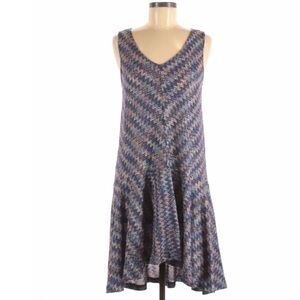 Closet Closing 🚧 MAEVE for Anthropologie Hi-Lo Blue Knit Dress M
